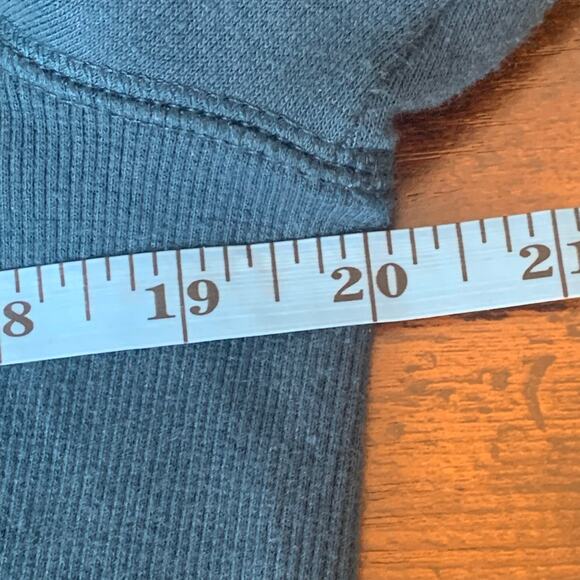 Champion Men's Teal Fleece Zip Front Hoodie Size Medium - Picture 8 of 9